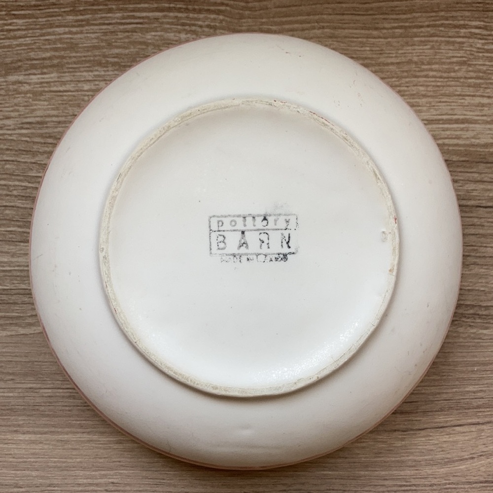 Pottery Barn vintage ceramic bowl made in Mexico - Picture 3 of 11